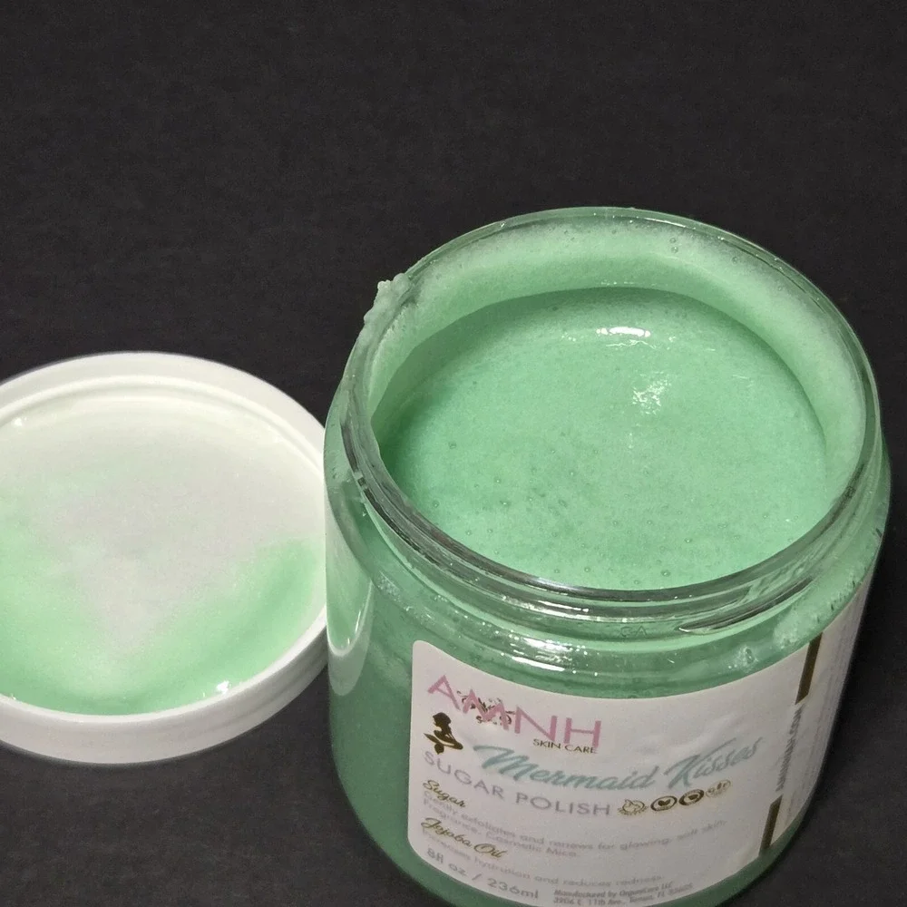 NEW AMNH Mermaid Kisses Sugar Polish Body Scrub‎ Exfoliant Full Size 8oz